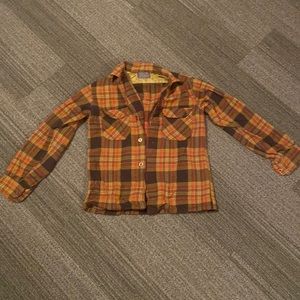 Pendleton vintage pure virgin wool button up plaid shirt.